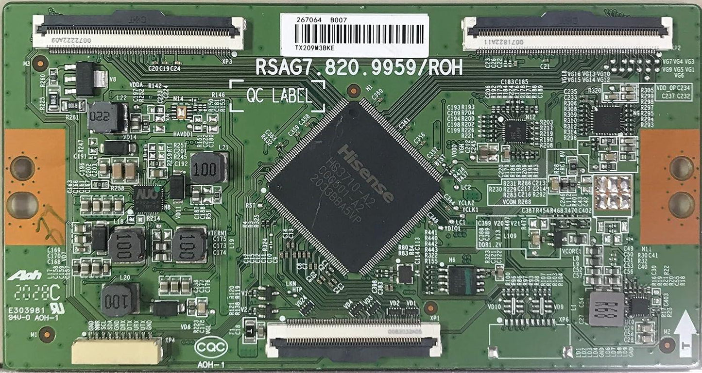 Universel pour Hisense TV t-con, RSAG7.820.9959/ROH, 75H6570G, 75R6E3, 75H6510G