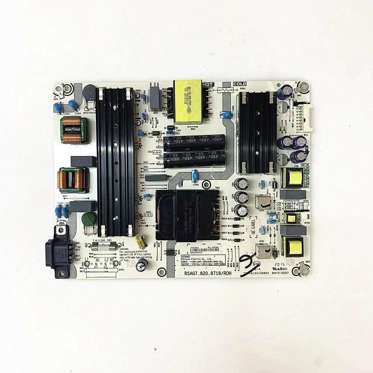 Alimentation universelle pour téléviseur Hisense, RSAG7.820.8718/ROH, HLL-4365WK, 65S425, 65R6E3