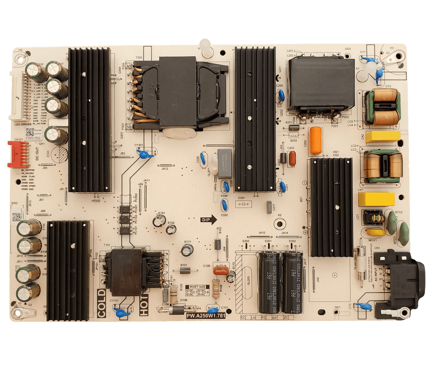 Universal For Amazon Fire Power Supply Board, PW.A250W1.781, QL65F601A,81-PWE15X-C250001