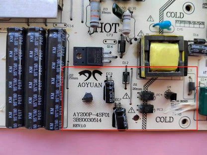 Universal For Coby TV Power Supply Board, AY200P-4SF01, 3BS0030514 , LEDTV5028